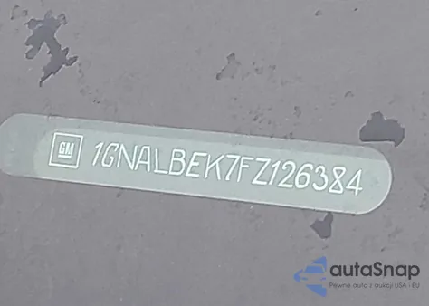 2015 Chevrolet Equinox 1Lt z USA, uszkodzony, nr VIN 1GNALBEK7FZ126384